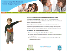 Tablet Screenshot of healthykidstoronto.ca